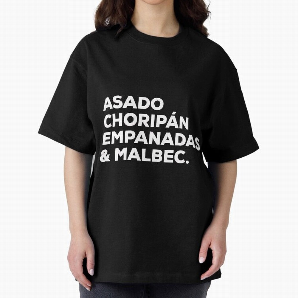 Argentine Cuisine Oversized T-Shirt Upgrade Match Day Hype around FIFA World Cup 2026 Group Stage, Messi, CR7 and Mbappe, Brazil, Stadium Chants, National Pride, Trophy Dreams and Unforgettable Football Memories; Perfect for Supporters Who Want