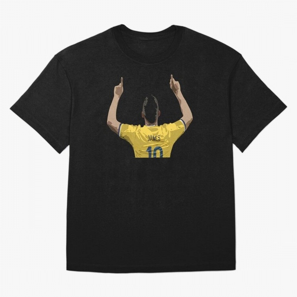 james rodriguez Classic T-Shirt Celebrate the Road through FIFA World Cup 2026 Group Stage Spirit, Centered on England and Germany, CR7 and Messi, Vintage Soccer Flavor, Modern Football Stars, National Flags and Final Night Emotion; Ideal for Fans