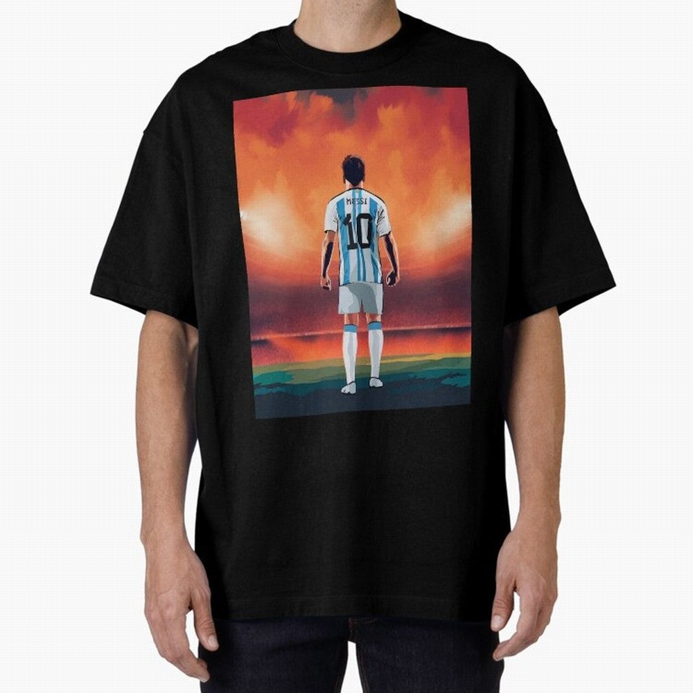 Lionel Leo Messi Graphic T-Shirt Represent Football Lovers during FIFA World Cup 2026 Spirit, Celebrating Brazil, Portugal and Argentina, CR7, Football History, Final Match Energy, Crowd Noise and Once in a Lifetime Moments; Built for Supporters