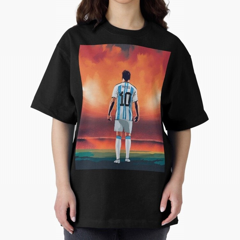 Lionel Leo Messi Graphic T-Shirt Represent Football Lovers during FIFA World Cup 2026 Spirit, Celebrating Brazil, Portugal and Argentina, CR7, Football History, Final Match Energy, Crowd Noise and Once in a Lifetime Moments; Built for Supporters