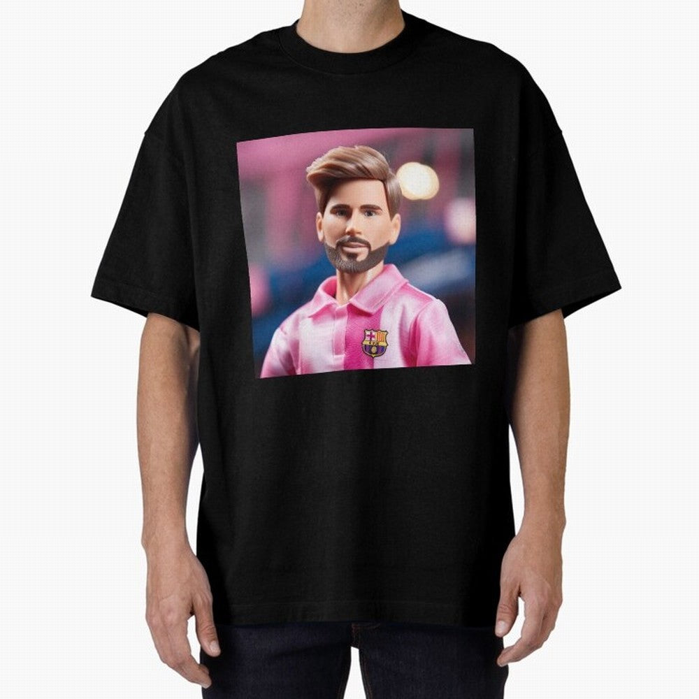 If Messi were a Barbie doll... Premium T-Shirt Capture Stadium Memories from Match Day Hype around FIFA World Cup 2026 Group Stage, Neymar, Haaland and Cristiano Ronaldo, England, Vintage Soccer Flavor, Modern Football Stars, National Flags and