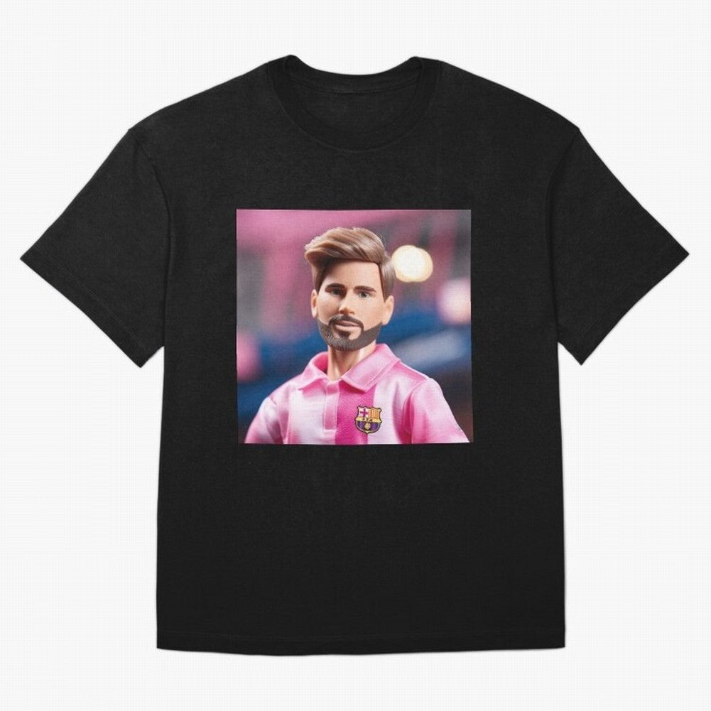 If Messi were a Barbie doll... Premium T-Shirt Capture Stadium Memories from Match Day Hype around FIFA World Cup 2026 Group Stage, Neymar, Haaland and Cristiano Ronaldo, England, Vintage Soccer Flavor, Modern Football Stars, National Flags and