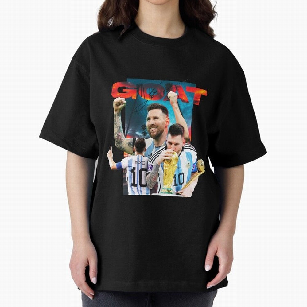 Messi GOAT Premium T-Shirt Make the Season About Global Football Passion for FIFA World Cup 2026 Group Stage, with Cristiano Ronaldo, Haaland and CR7, Argentina and Brazil, Global Supporter Spirit, Legendary Goals, National Colors and Tournament