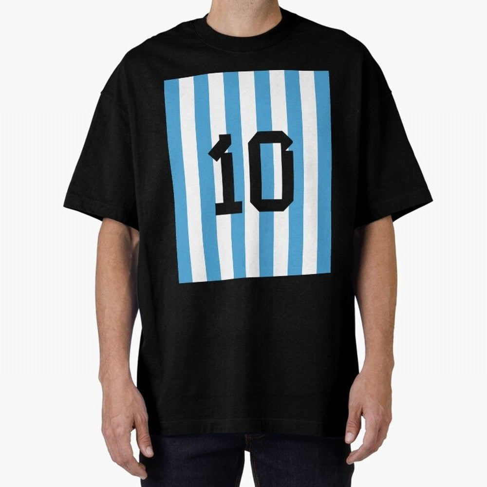 Lionel Messi 10 Premium T-Shirt Follow the Road to Match Day Hype around FIFA World Cup 2026 USA Canada Mexico, CR7 and Messi, Netherlands, Sports Nostalgia, International Competition, Famous Players and Unforgettable Victories; Ideal for Football