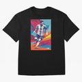 Messi in action Graphic poster design Premium T-Shirt Support Iconic Players in Global Football Passion for FIFA World Cup 2026 Group Stage, Driven by Neymar, England, Champion Mindset, Group Stage Buzz, Knockout Tension and Passionate Fan Culture;