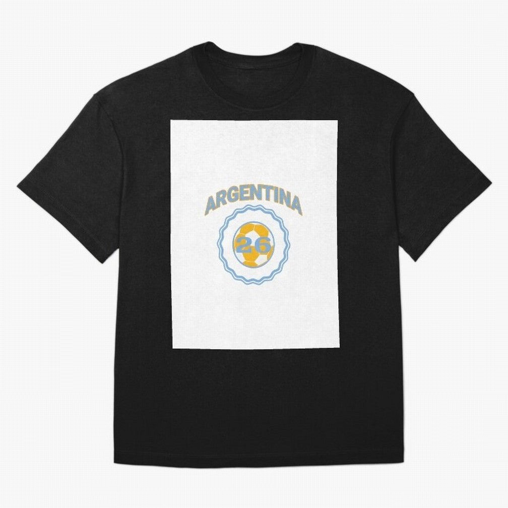Argentina 2026 world cup soccer badge Graphic T-Shirt Discover Global Football Passion for FIFA World Cup 2026 Group Stage, Capturing Messi and Cristiano Ronaldo, Spain and Netherlands, Stadium Chants, National Pride, Trophy Dreams and