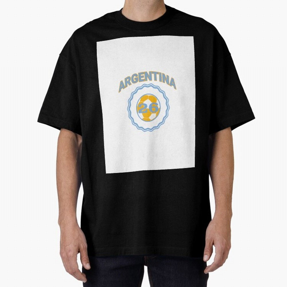 Argentina 2026 world cup soccer badge Graphic T-Shirt Discover Global Football Passion for FIFA World Cup 2026 Group Stage, Capturing Messi and Cristiano Ronaldo, Spain and Netherlands, Stadium Chants, National Pride, Trophy Dreams and