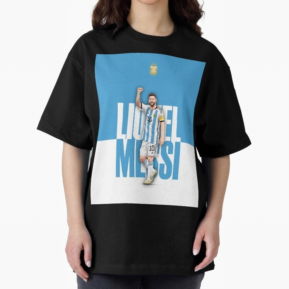 Lionel Messi - Iconic Soccer Legend Graphic T-Shirt Capture Global Football Passion for FIFA World Cup 2026 Group Stage, Capturing Neymar, Spain, Champion Mindset, Group Stage Buzz, Knockout Tension and Passionate Fan Culture; Ideal for Fans Who