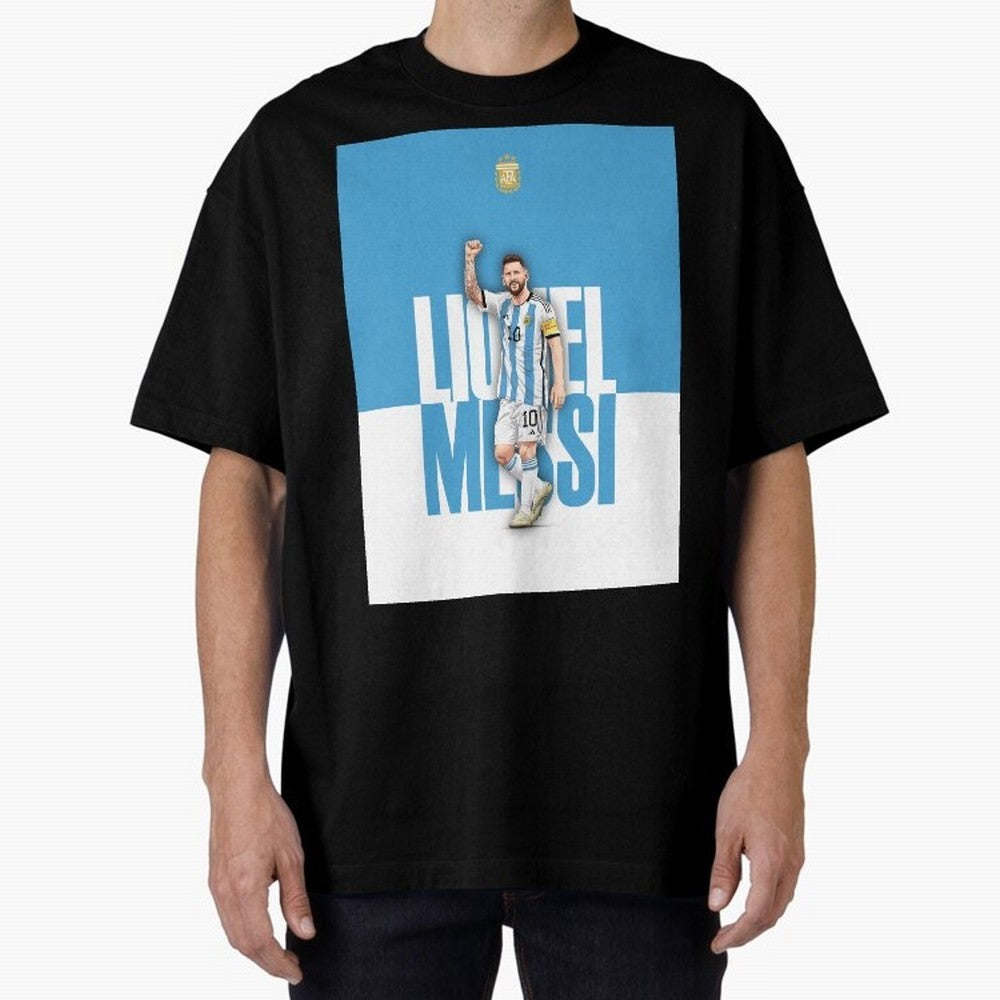 Lionel Messi - Iconic Soccer Legend Graphic T-Shirt Capture Global Football Passion for FIFA World Cup 2026 Group Stage, Capturing Neymar, Spain, Champion Mindset, Group Stage Buzz, Knockout Tension and Passionate Fan Culture; Ideal for Fans Who
