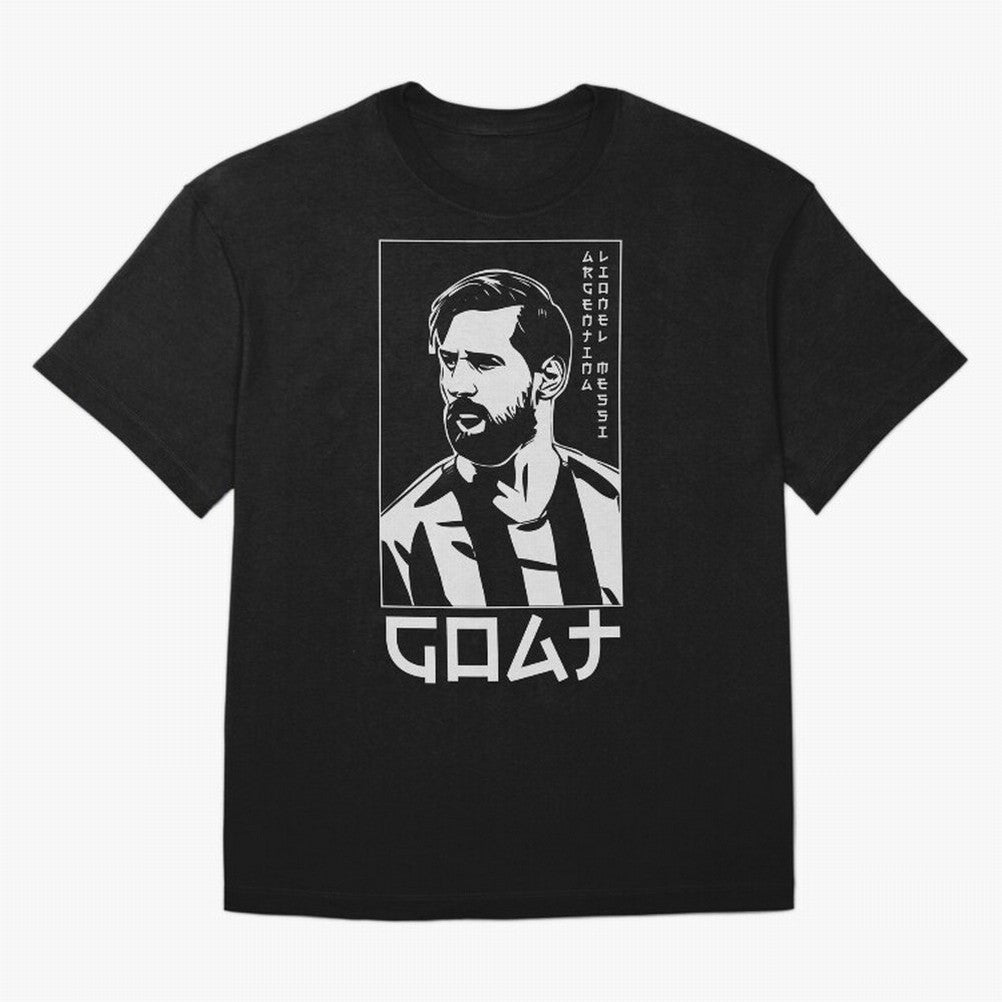 Lionel Messi Japanese Style Portrait art illustration Premium T-Shirt Celebrate Fan Favorites in Match Day Hype around FIFA World Cup 2026 Group Stage, Messi, CR7 and Mbappe, Germany, Sports Nostalgia, International Competition, Famous Players and