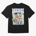 Messi Champion Vintage Retro Design Premium T-Shirt Celebrate Unforgettable Nights in FIFA World Cup 2026 Group Stage Spirit, Highlighting England and Germany, Mbappe and Neymar, Retro Football Energy, Iconic Rivalries, Trophy Chase Drama and