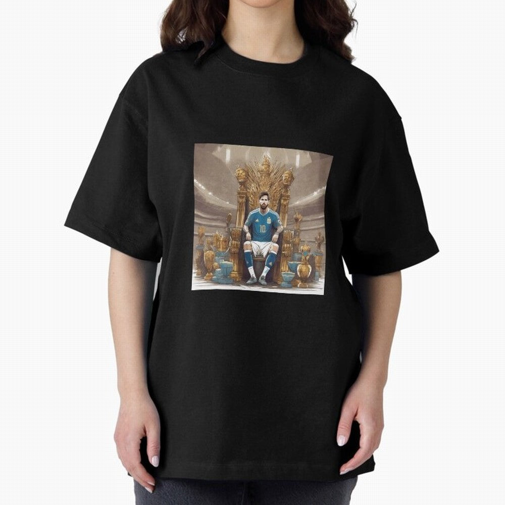 Messi Argentina Futbol Soccer King T-Shirt Classic T-Shirt Share the Excitement of Match Day Hype around FIFA World Cup 2026 USA Canada Mexico, Mbappe, England, Retro Football Energy, Iconic Rivalries, Trophy Chase Drama and Stadium Atmosphere;