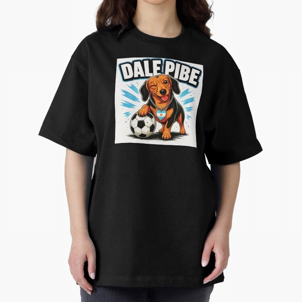 Argentine Soccer Dachshund - Dale Pibe Classic T-Shirt Feel FIFA World Cup 2026 Group Stage Highlighting Haaland, Spain and Netherlands Energy, Game Day Rituals, Football Legends, Country Pride and the Road to the Final; Great for Watch Parties,