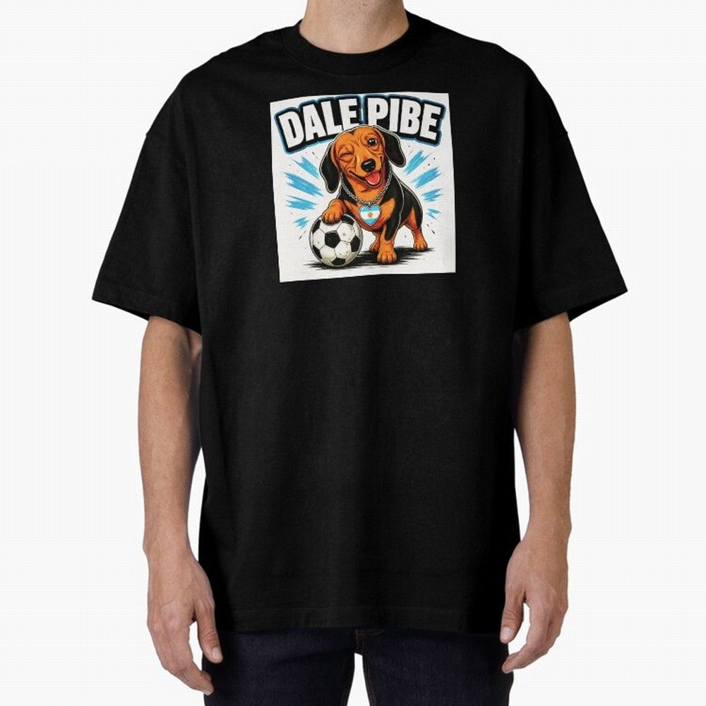 Argentine Soccer Dachshund - Dale Pibe Classic T-Shirt Feel FIFA World Cup 2026 Group Stage Highlighting Haaland, Spain and Netherlands Energy, Game Day Rituals, Football Legends, Country Pride and the Road to the Final; Great for Watch Parties,