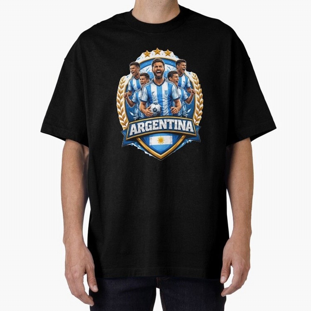 Argentina Football Pride- Albiceleste Soccer Classic T-Shirt Carry National Pride through the FIFA World Cup 2026 USA Canada Mexico Journey through Cristiano Ronaldo, Haaland and CR7 Highlights, Netherlands Pride, Championship Spirit, Famous Goals,