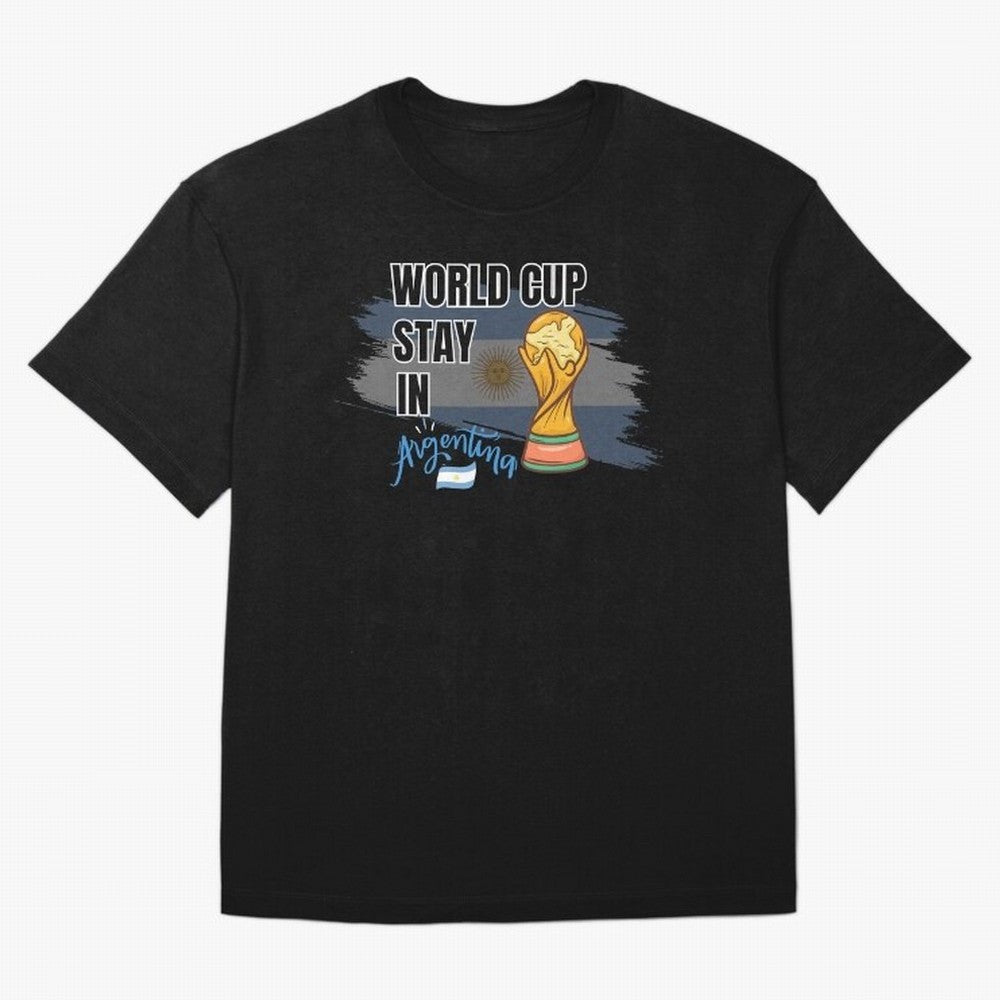 World Cup stay in Argentina Oversized T-Shirt Show Championship Spirit for the FIFA World Cup 2026 Group Stage Journey through Messi, CR7 and Mbappe Highlights, Spain and Netherlands Pride, Classic Soccer Heritage, Championship Pressure, Fan