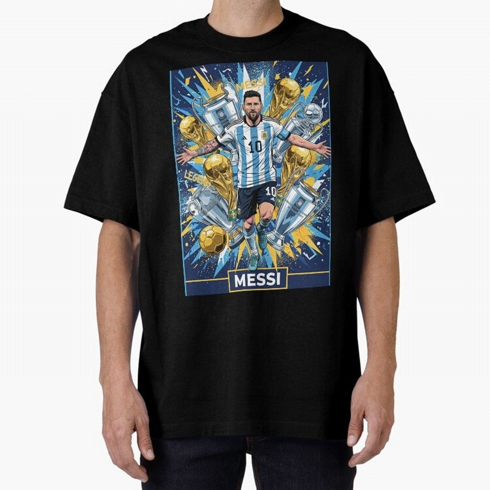 MESSI The Golden Legend Classic T-Shirt Step into FIFA World Cup 2026 USA Canada Mexico for Fans of Neymar and France, Bringing Championship Spirit, Famous Goals, Roaring Crowds and International Football Unity; Made for Die Hard Supporters, Soccer