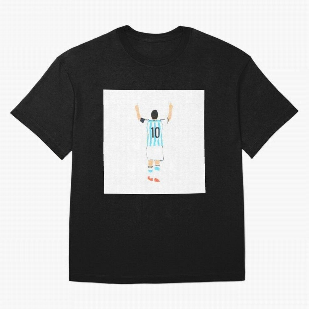 Messi Classic T-Shirt Remember Iconic Moments from Global Football Passion for FIFA World Cup 2026 Group Stage, Centered on CR7 and Messi, France and Portugal, Sports Nostalgia, International Competition, Famous Players and Unforgettable Victories;