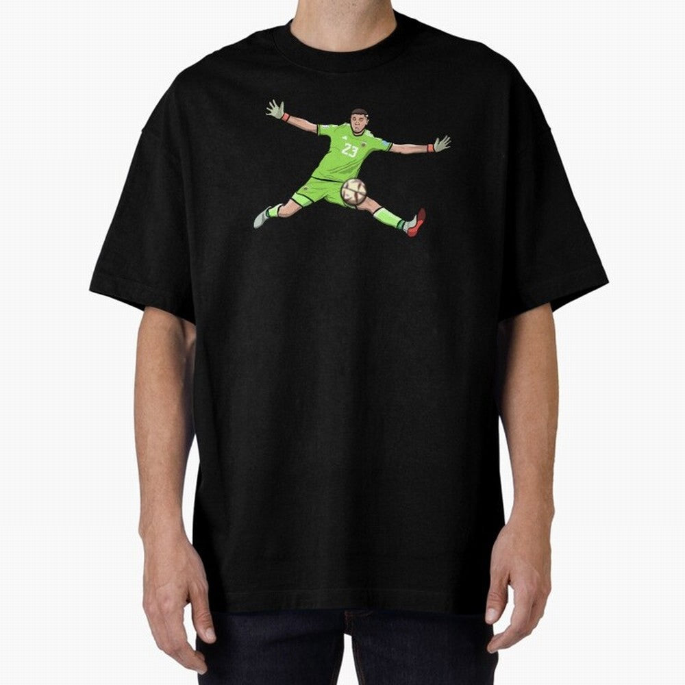 Emi 'Dibu' Martinez, the Heroic Save! Classic T-Shirt Celebrate Match Day Hype around FIFA World Cup 2026, Messi and Cristiano Ronaldo, England, France and Netherlands, Vintage Soccer Flavor, Modern Football Stars, National Flags and Final Night