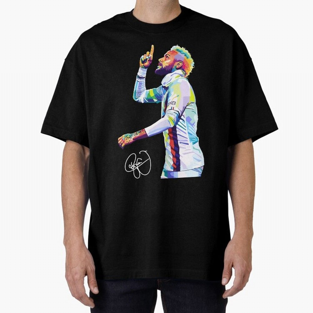 Neymar Jr Football Wpap Pop Art Classic T-Shirt Honor FIFA World Cup 2026 USA Canada Mexico for Fans of Messi, Neymar and Mbappe and England, Bringing Football History, Final Match Energy, Crowd Noise and Once in a Lifetime Moments; Perfect for