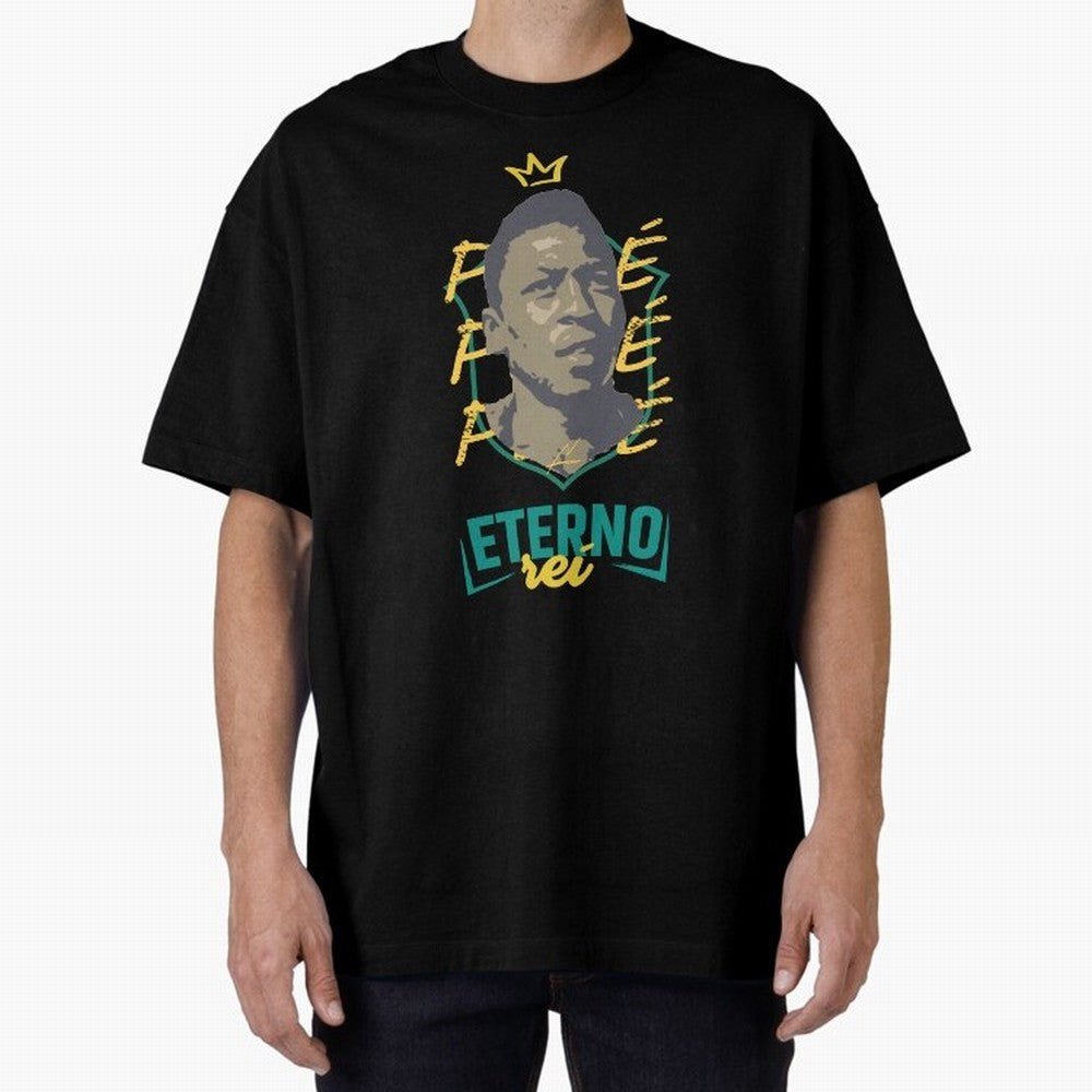 Messi and Neymar wearing a Pele t-shirt - Pel¨¦ Eterno - Pele Forever Rei Classic T-Shirt Show Your Stadium Side during Global Football Passion for FIFA World Cup 2026 USA Canada Mexico, Driven by Mbappe and Neymar, Argentina and Brazil, Soccer