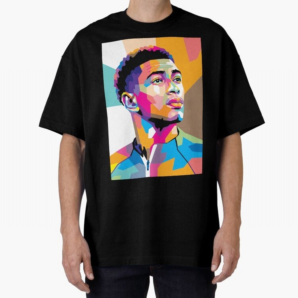 Jude Bellingham in WPAP Style Classic T-Shirt Stand Out with Spirit from Global Football Passion for FIFA World Cup 2026 Group Stage, Built around Messi, CR7 and Mbappe, France, Global Supporter Spirit, Legendary Goals, National Colors and