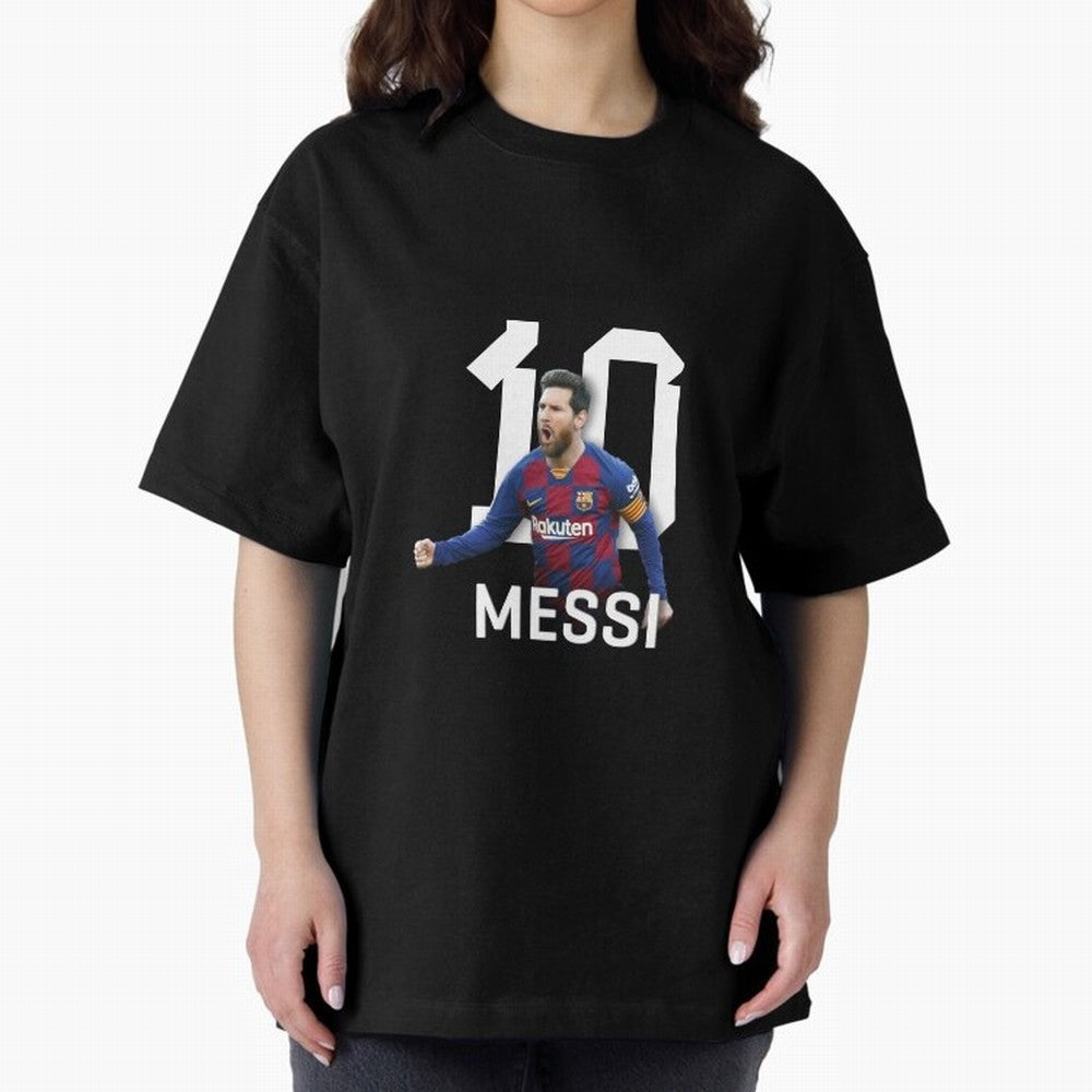 Leo Messi Oversized T-Shirt Get Ready for Global Football Passion for FIFA World Cup 2026, Made for Neymar, Haaland and Cristiano Ronaldo, France, Sports Nostalgia, International Competition, Famous Players and Unforgettable Victories; Perfect for