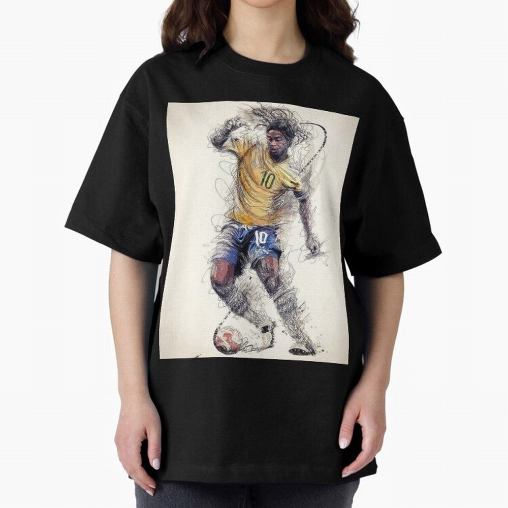 Ronaldinho Classic T-Shirt Bring Trophy Dreams to FIFA World Cup 2026 Spirit, Filled with Spain and Netherlands, Cristiano Ronaldo, Classic Soccer Heritage, Championship Pressure, Fan Loyalty and International Pride; Made for Collectors Who Enjoy