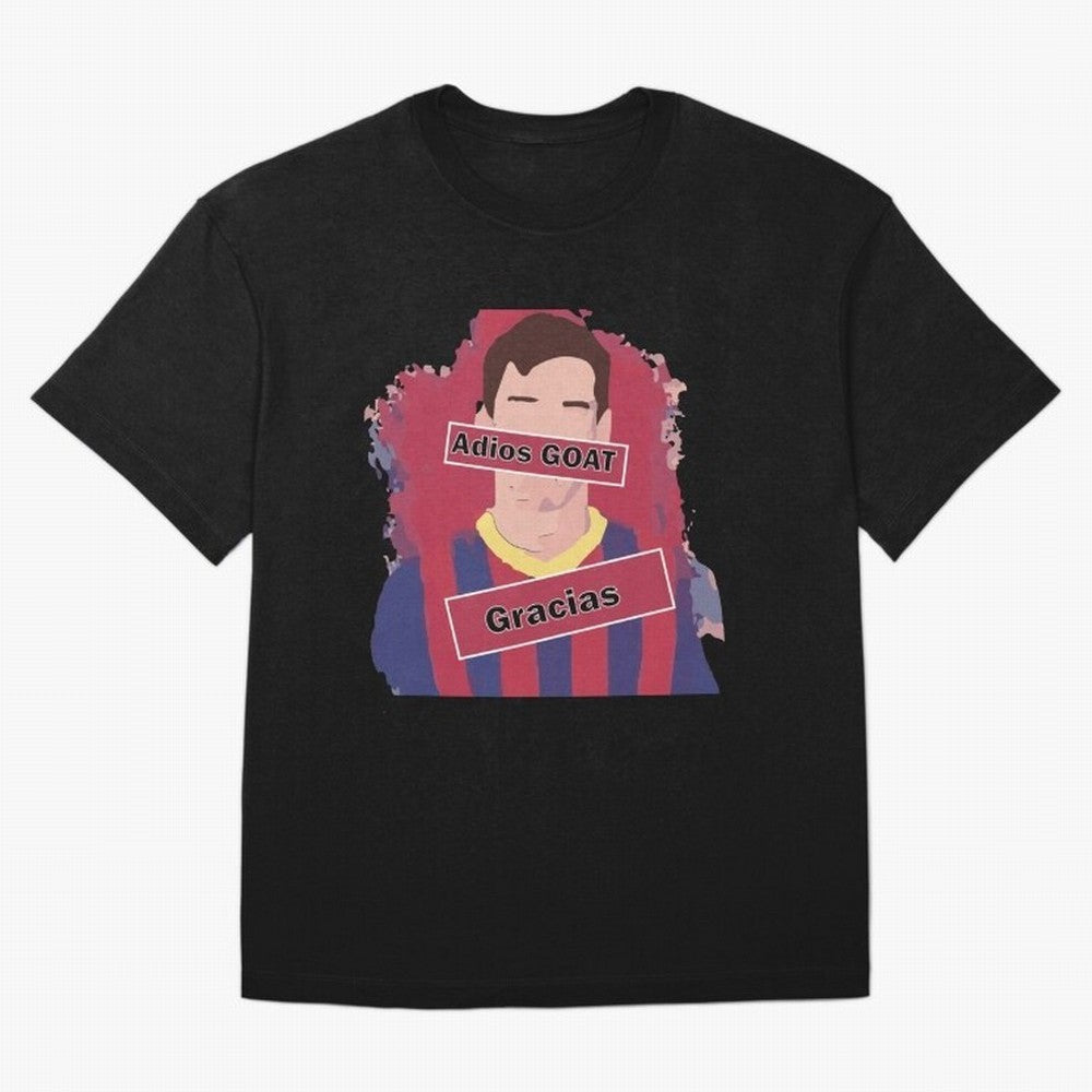 adios goat, gracias| Perfect Gift For you and friends Classic T-Shirt Fuel the Hype around FIFA World Cup 2026 Filled with Messi, CR7 and Mbappe, England Energy, Fan Favorite Moments, National Team Passion, Big Match Drama and Soccer History;