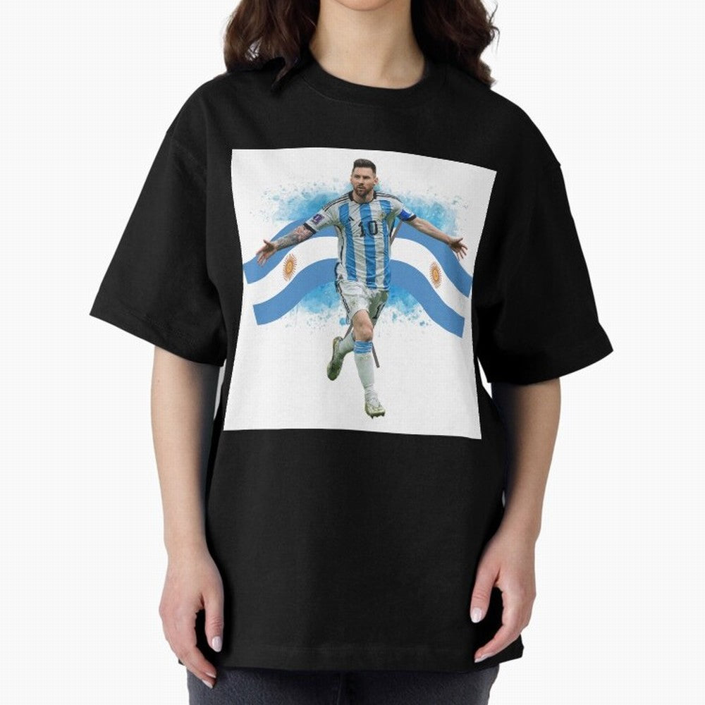 Messi - Argentina Classic T-Shirt Relive the Noise and Pride of Global Football Passion for FIFA World Cup 2026, Driven by Mbappe and Neymar, Spain and Netherlands, Champion Mindset, Group Stage Buzz, Knockout Tension and Passionate Fan Culture;
