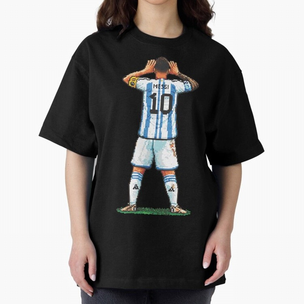 Pixelated Messi Topo Gigio Classic T-Shirt Celebrate Global Passion for FIFA World Cup 2026 Spirit, Centered on England and Germany, Cristiano Ronaldo, Haaland and CR7, Game Day Rituals, Football Legends, Country Pride and the Road to the Final;
