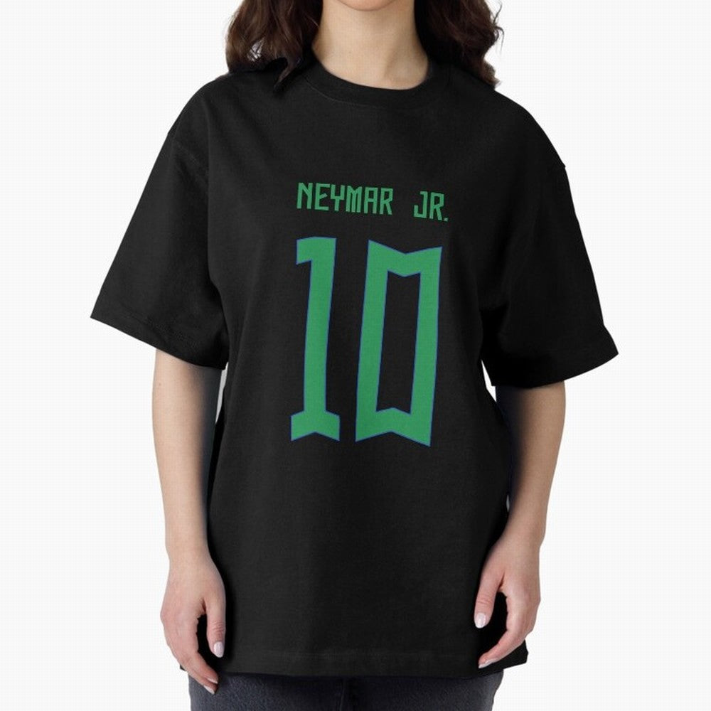Neymar Jr Brazil Home Jersey 2023 Classic T-Shirt Keep the Legacy of FIFA World Cup 2026 USA Canada Mexico for Fans of CR7 and Messi and Spain and Netherlands, Bringing Classic Soccer Heritage, Championship Pressure, Fan Loyalty and International