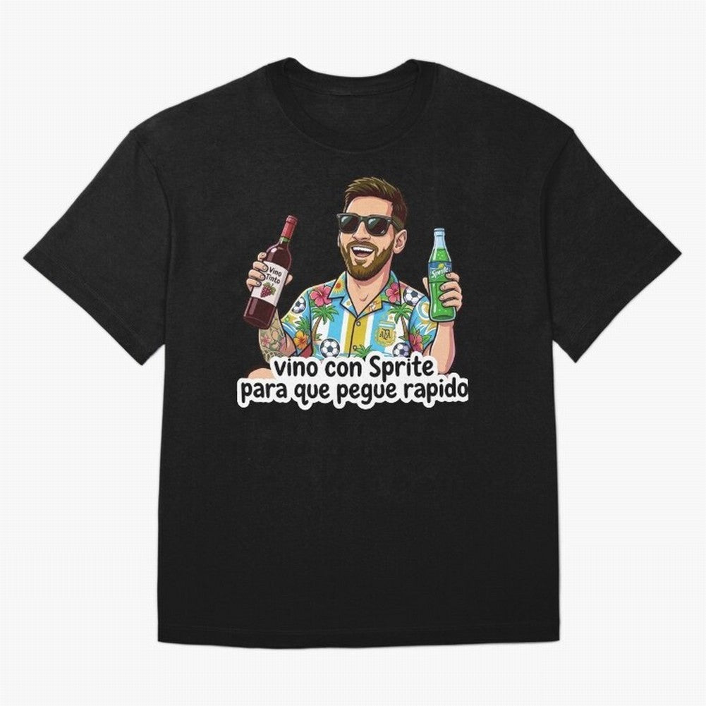 Messi came with a sprite so he could hit fast. Classic T-Shirt Celebrate Rivalries and Pride in FIFA World Cup 2026 USA Canada Mexico Spirit, Connected to England, France and Netherlands, Mbappe, Football Passion, Legendary Performances, Festival