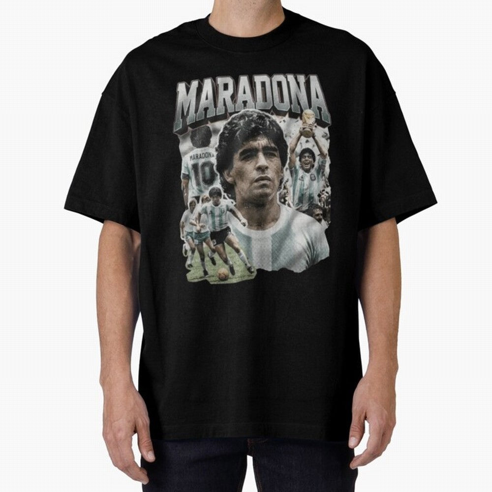 Maradona Eternal ¨C Argentina Legend Classic T-Shirt Carry the Dream of the FIFA World Cup 2026 USA Canada Mexico Journey through Cristiano Ronaldo Highlights, Argentina and Brazil Pride, Worldwide Fan Energy, Dramatic Goals, Stadium Lights and