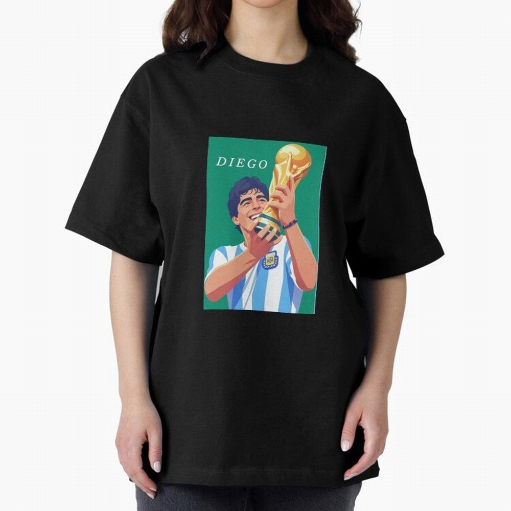 diego Classic T-Shirt Celebrate Rivalries and Pride in Global Football Passion for FIFA World Cup 2026 USA Canada Mexico, Made for Neymar, Haaland and Cristiano Ronaldo, Argentina, Vintage Soccer Flavor, Modern Football Stars, National Flags and