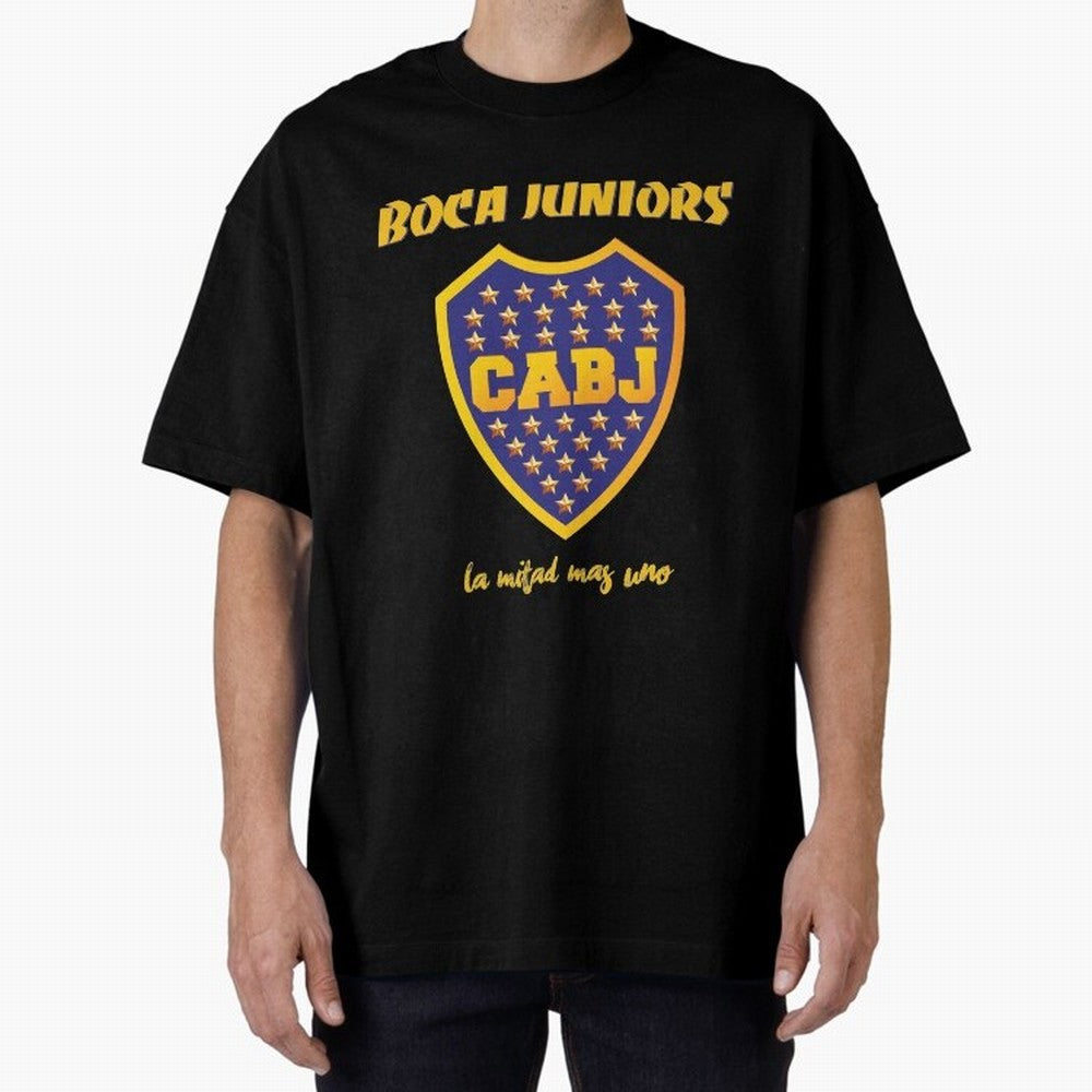 Boca Jrs Classic T-Shirt Honor the Football Icons of Global Football Passion for FIFA World Cup 2026 Group Stage, with Messi, Brazil, Portugal and Argentina, Vintage Soccer Flavor, Modern Football Stars, National Flags and Final Night Emotion; Made