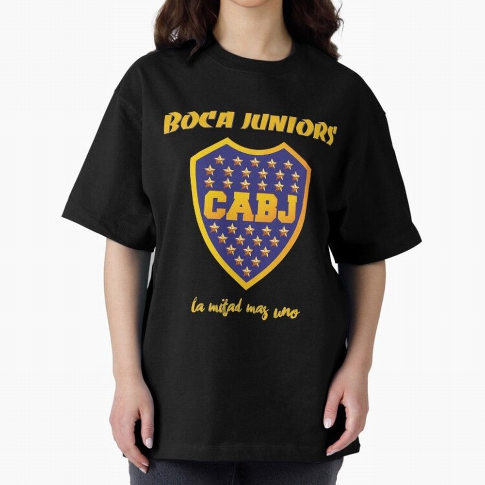 Boca Jrs Classic T-Shirt Honor the Football Icons of Global Football Passion for FIFA World Cup 2026 Group Stage, with Messi, Brazil, Portugal and Argentina, Vintage Soccer Flavor, Modern Football Stars, National Flags and Final Night Emotion; Made