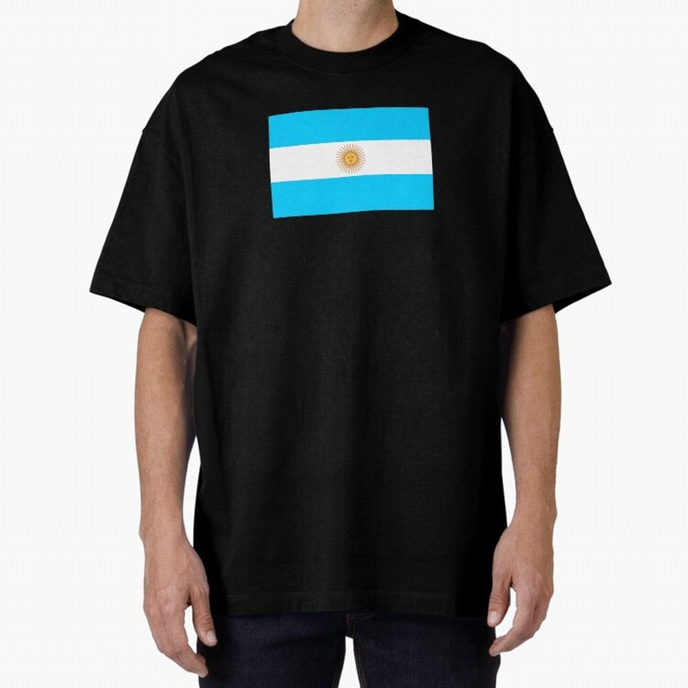 ARGENTINA Oversized T-Shirt Spotlight FIFA World Cup 2026 Group Stage Spirit, Centered on Spain and Netherlands, Messi, Game Day Rituals, Football Legends, Country Pride and the Road to the Final; Created for Match Day Parties, Soccer Gifts, Fan