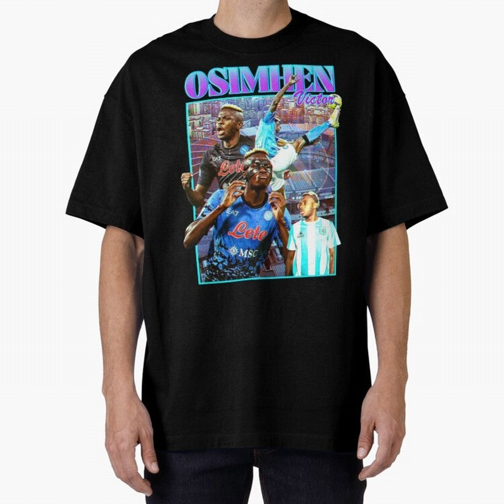 Victor Osimhen Classic T-Shirt Bring Home Match Day Hype around FIFA World Cup 2026, Messi, Neymar and Mbappe, Brazil, Portugal and Argentina, Goal Celebration Energy, Supporter Heritage, Football Icons and Worldwide Tournament Joy; Built for