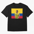 Richard Rios Colombian Flag Oversized T-Shirt Spotlight the FIFA World Cup 2026 USA Canada Mexico Journey through Messi and Cristiano Ronaldo Highlights, Brazil Pride, Goal Celebration Energy, Supporter Heritage, Football Icons and Worldwide