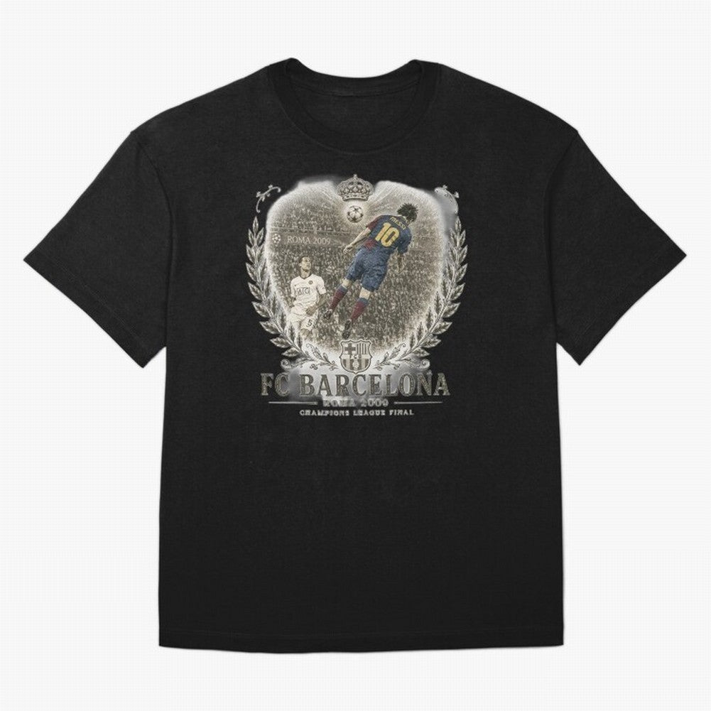 FC Barcelona Rome 2009 Champions League Final Vintage Oversized T-Shirt Honor the Football Icons of FIFA World Cup 2026 Group Stage Centered on Neymar, Haaland and Cristiano Ronaldo, Portugal Energy, Champion Mindset, Group Stage Buzz, Knockout