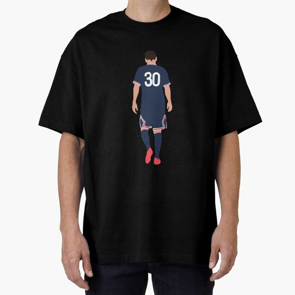 Leo Messi France Football Player Oversized T-Shirt Show Love for Legendary Goals in FIFA World Cup 2026 Spirit, Driven by England, Haaland, Sports Nostalgia, International Competition, Famous Players and Unforgettable Victories; Made for Die Hard