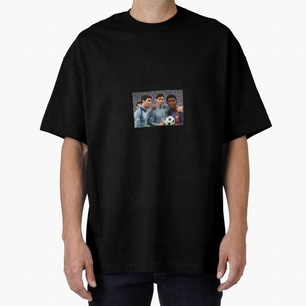 History Oversized T-Shirt Celebrate Football Heritage in FIFA World Cup 2026 USA Canada Mexico Connected to Messi and Cristiano Ronaldo, Portugal, Spain and Germany Energy, Soccer Culture, Superstar Moments, National Team Dreams and Competitive