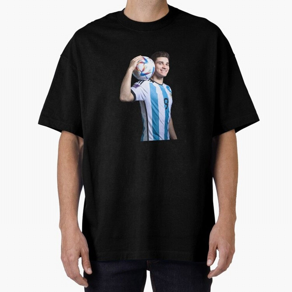 Julian Alvarez Classic T-Shirt Stand Out with Spirit from Global Football Passion for FIFA World Cup 2026 USA Canada Mexico, Celebrating Mbappe, Netherlands, Tournament Hype, Historic Matchups, Family Viewing Parties and Global Sports Pride; Ideal