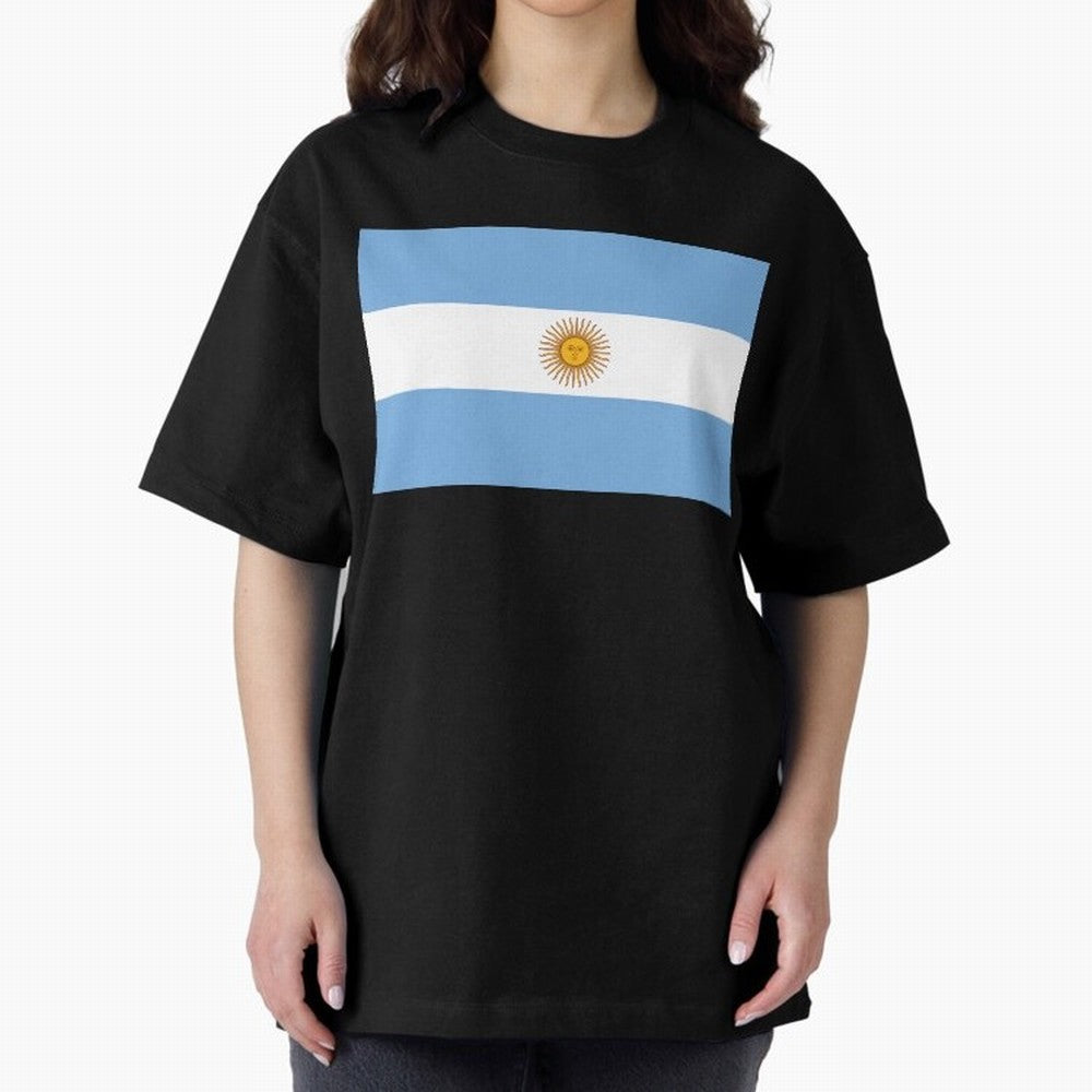 Argentina Oversized T-Shirt Make Every Match About FIFA World Cup 2026 USA Canada Mexico Made for Mbappe and Neymar, England and Germany Energy, Fan Favorite Moments, National Team Passion, Big Match Drama and Soccer History; Great for Watch