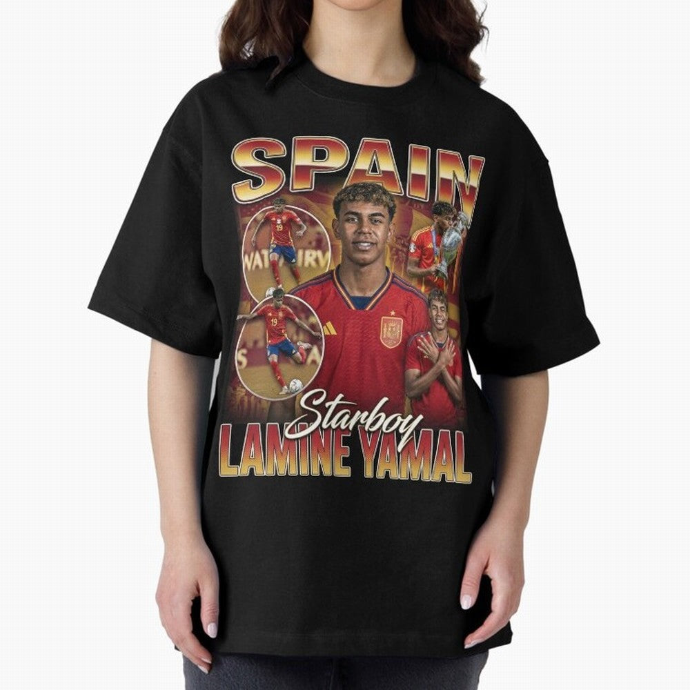 Lamine Yamal Starboy Vintage Classic T-Shirt Represent Match Day Hype around FIFA World Cup 2026 USA Canada Mexico, CR7 and Messi, Germany, Tournament Hype, Historic Matchups, Family Viewing Parties and Global Sports Pride; Great for Supporters Who