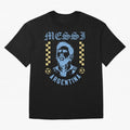 Messi Argentina Vintage Football Design World Cup Fan Art Classic T-Shirt Represent Football Lovers during the FIFA World Cup 2026 Journey through CR7 and Messi Highlights, France and Portugal Pride, Goal Celebration Energy, Supporter Heritage,