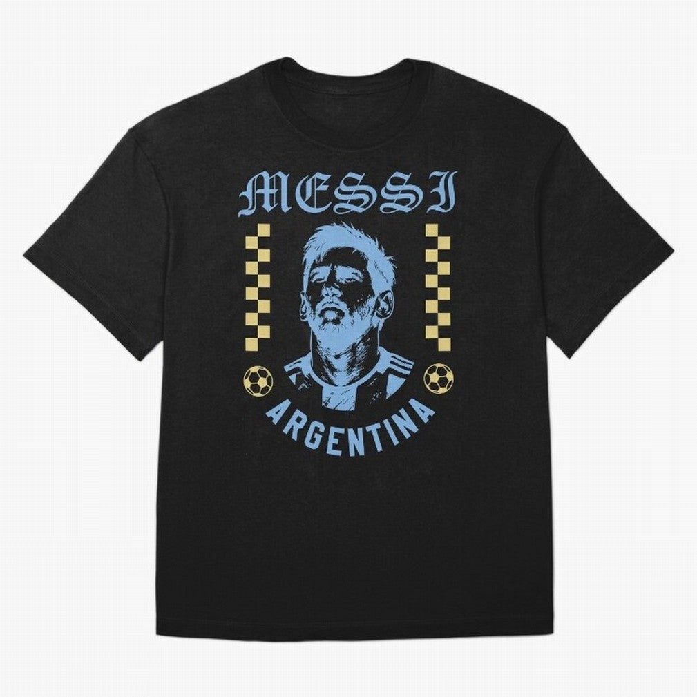 Messi Argentina Vintage Football Design World Cup Fan Art Classic T-Shirt Represent Football Lovers during the FIFA World Cup 2026 Journey through CR7 and Messi Highlights, France and Portugal Pride, Goal Celebration Energy, Supporter Heritage,