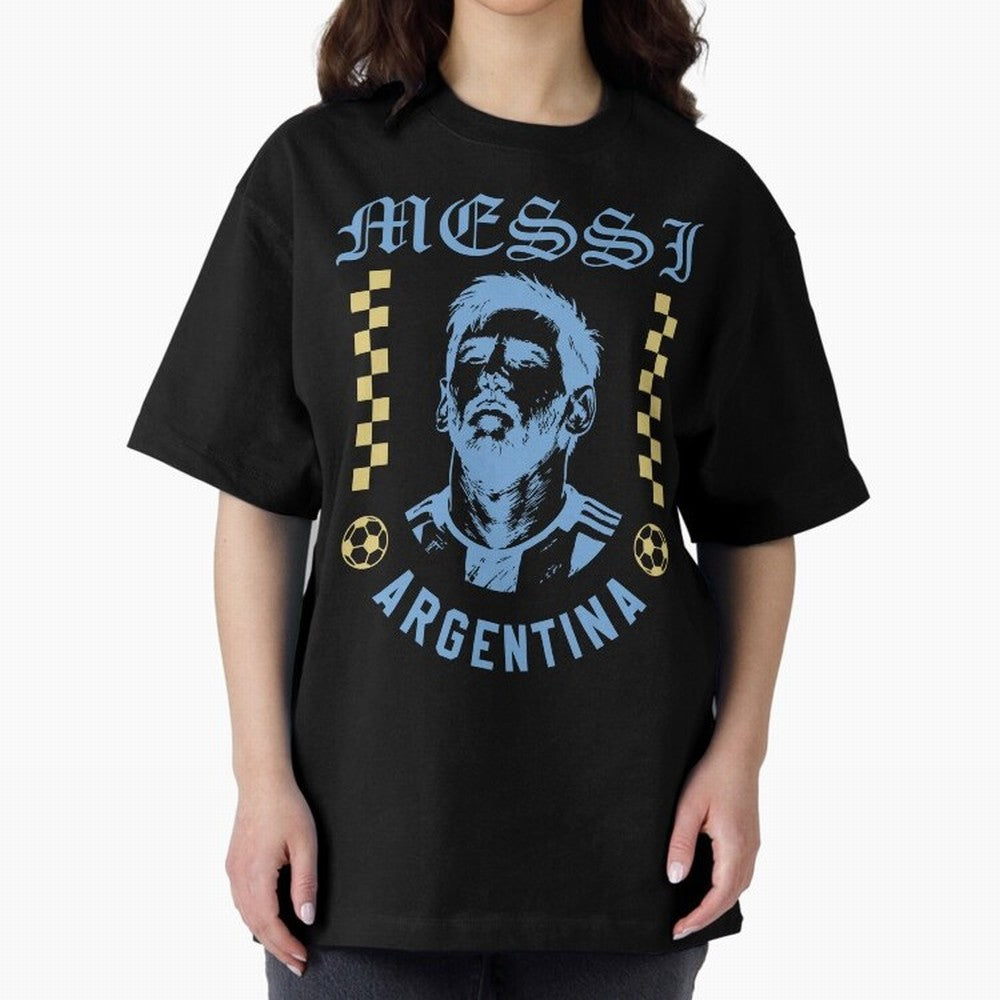 Messi Argentina Vintage Football Design World Cup Fan Art Classic T-Shirt Represent Football Lovers during the FIFA World Cup 2026 Journey through CR7 and Messi Highlights, France and Portugal Pride, Goal Celebration Energy, Supporter Heritage,
