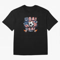 usa football Classic T-Shirt Feel International Energy from Global Football Passion for FIFA World Cup 2026 USA Canada Mexico, Capturing Mbappe, Spain and Netherlands, Champion Mindset, Group Stage Buzz, Knockout Tension and Passionate Fan Culture;